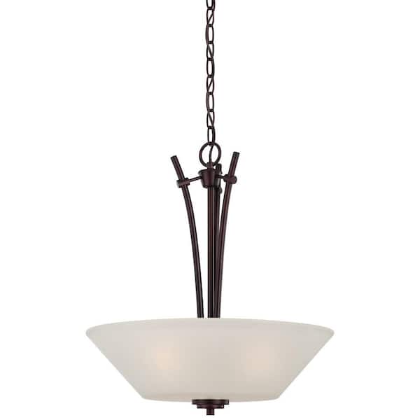 Thomas Lighting Pittman 3-Light Sienna Bronze Hanging Pendant