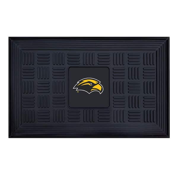 FANMATS Southern Miss Golden Eagles 19.5in. x 31in. Heavy Duty Vinyl Medallion Door Mat