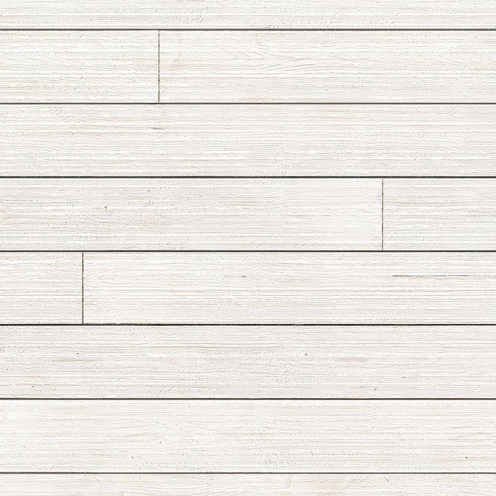 White Distressed Pine Shiplap Boards Set of 6