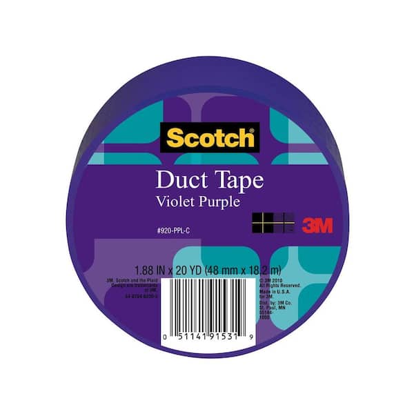 Scotch 1.88 in. x 20 yds. Purple Duct Tape (Case of 6)