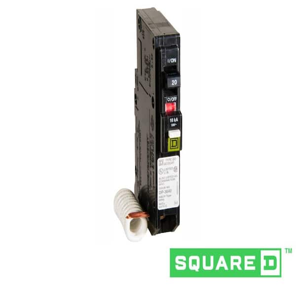 Square D QO 20 Amp Single-Pole Combination Arc Fault Circuit Breaker(QO120CAFIC)