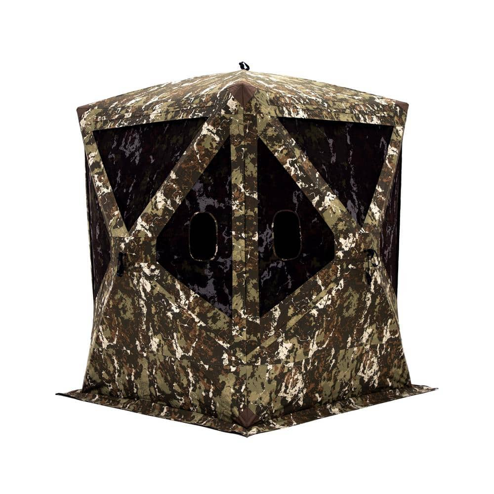 Barronett Blinds Big Mike Heavy-Duty, Portable Hunting Blind, Crater Harvest, BMHD300CH