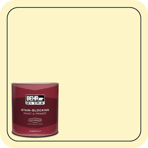 BEHR ULTRA 1 qt. #PPL-20 Dancing Butterfly Extra Durable Flat Interior Paint & Primer