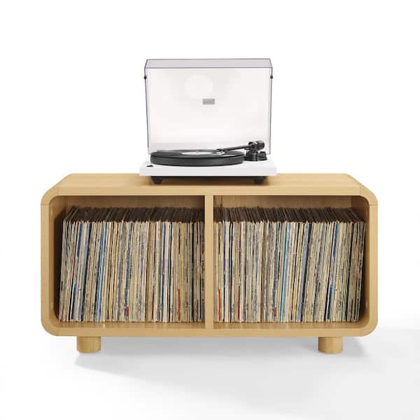 CROSLEY FURNITURE Zoe Ash Medium Record Storage Console CF1136-AH