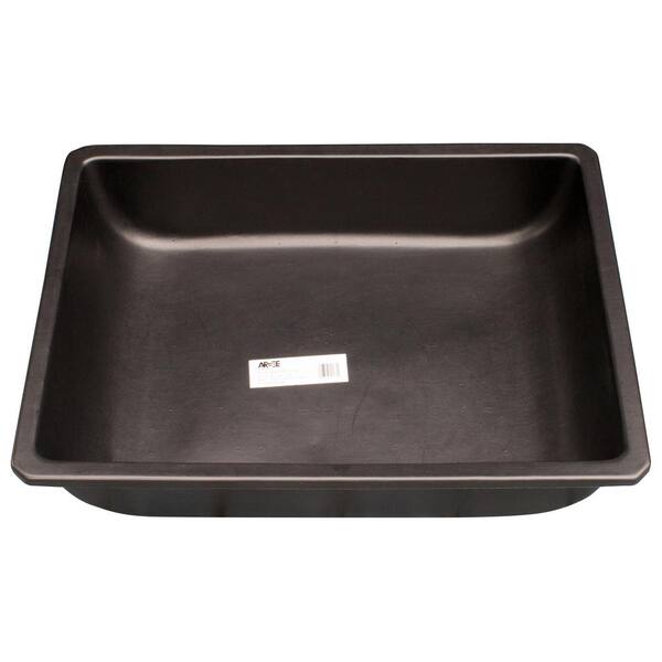 Strong Black Plastic Mixing Container - 40L Heavy-Duty Builders Bucket For Mortar, Plaster, Garden