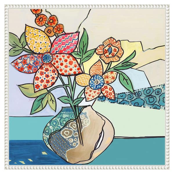 Amanti Art Fresh Picks by Lera 1 Piece Floater Frame Canvas Giclee Home Art Print 22 in. x 22 in.