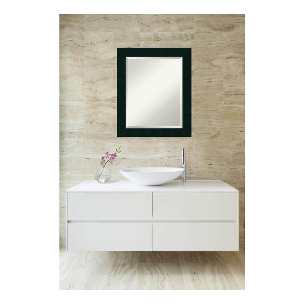 Tribeca 20 in. W x 24 in. H Framed Rectangular Beveled Edge Bathroom Vanity
