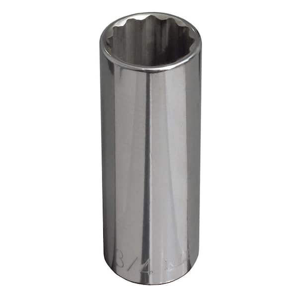 Klein Tools 1/2 in. Drive 3/4 in. D 12-Point Socket