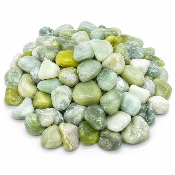 38lbs Decorative Garden Stone Outdoor Landscaping, Walkways, Yard, 1-3 inch Large Polished River Rocks for Plants Pots,