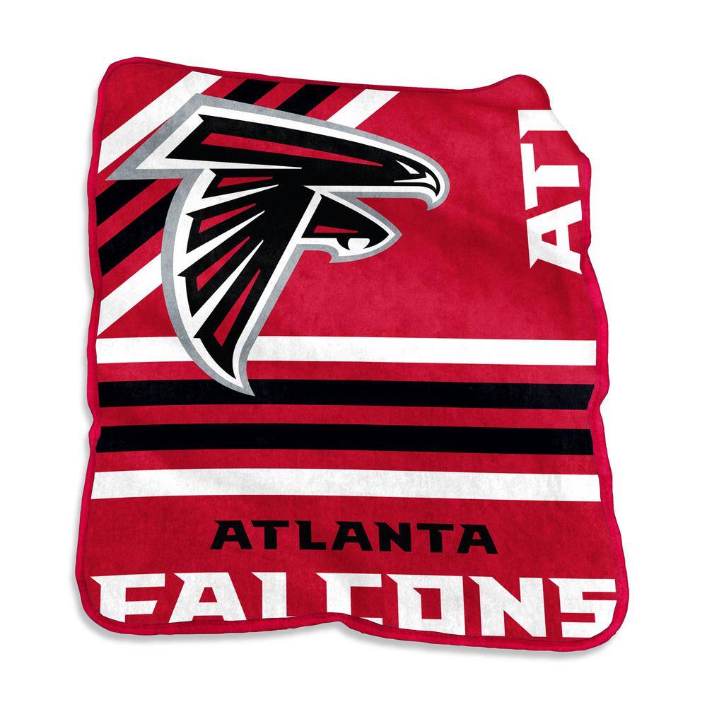 logobrands Atlanta Falcons MultiColored Raschel Throw 60226C The Home Depot