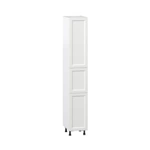Alton Painted White Recessed Assembled Pantry Kitchen Cabinet (15 in. W x 94.5 in. H x 24 in. D)