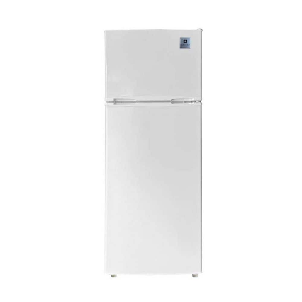 家電 White Refrigerator 110L ARCTIC CHEF 10 Cu. ft. Top-Freezer Apartment-size Refrigerator