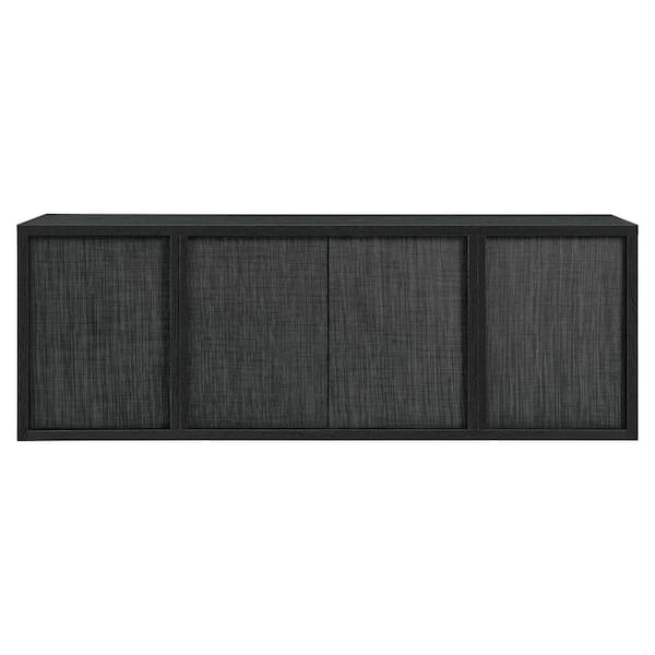 MULTI MIX マルチミックス オンワード樫山 レッキスラビット ブラック Meyer&Cross Hanson Rectangular Black Grain TV Stand for TV's Up To