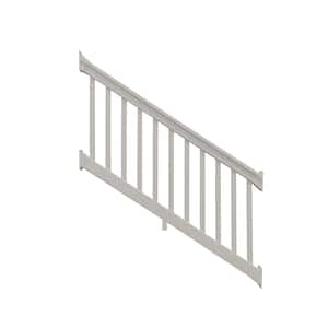 Riviera 3 ft. H x 6 ft. W Tan Vinyl Stair Railing Kit