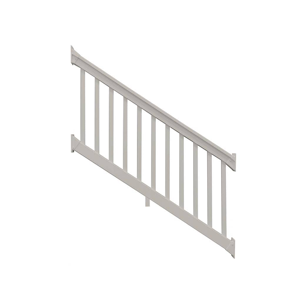 Riviera 3.5 ft. H x 6 ft. W Tan Vinyl Stair Railing Kit price history on PriceWatchPro
