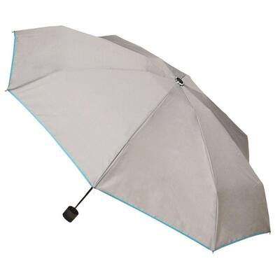 Color Trim X-Small Gray Manual Umbrella