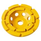 DeWALT XP DW4773 Double Row Surface Grinding Cup Wheel, 7 in Dia