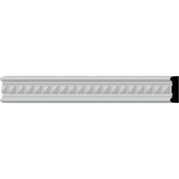 1/2 in. x 1-1/2 in. x 94-1/2 in. Polyurethane Swindon Chair Rail Moulding