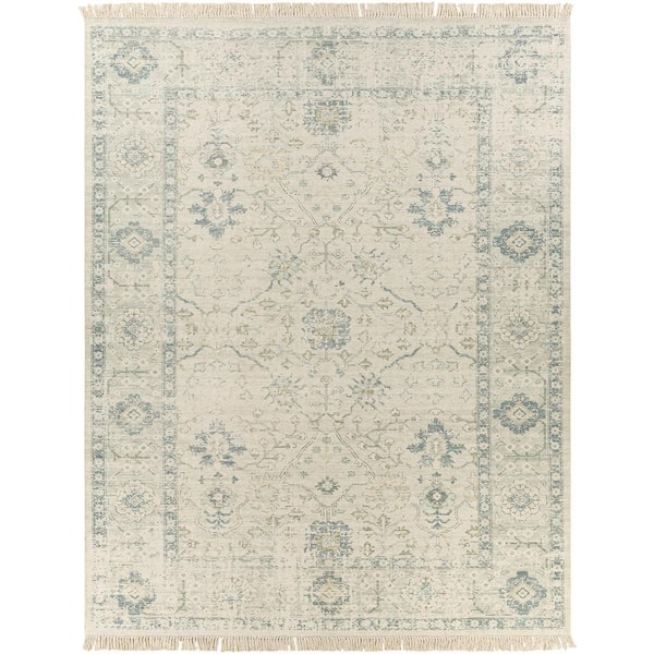 Livabliss Caelen Sage Medallion 8 ft. x 10 ft. Indoor Area Rug