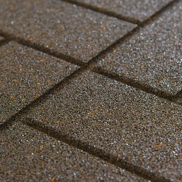 Envirotile Reversible 16 In X, Home Depot Rubber Tiles Outdoor