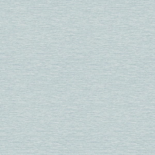 Chesapeake Gump Light Blue Faux Grass Cloth Wallpaper Sample