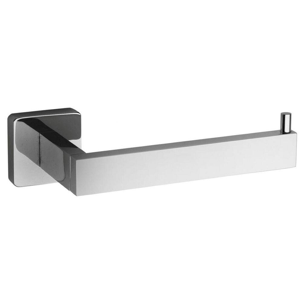 Square Collection Wall Mounted Euro Toilet Paper Holder in Chrome price history on PriceWatchPro