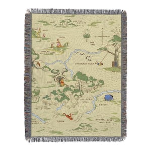 Pooh Hundred Acre Woods Tapestry Throw