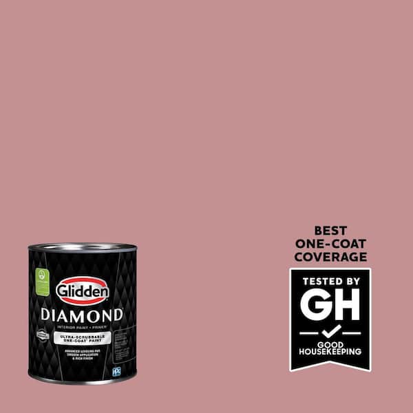 Glidden Diamond 1 qt. PPG1052-4 Floral Tapestry Semi-Gloss Interior Paint with Primer