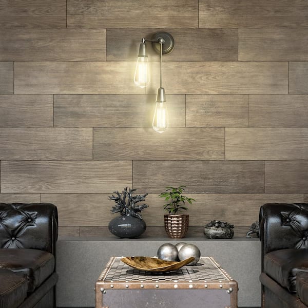 60-Watt Equivalent ST19 Dimmable White Filament Clear Glass E26 Vintage Edison LED light Bulb, Daylight 5000K (4-Pack)