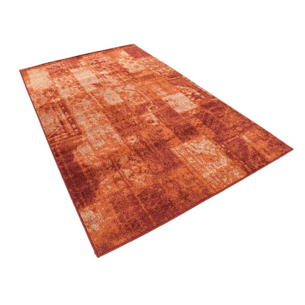 Autumn Plymouth Terracotta 5' 0 x 8' 0 Area Rug
