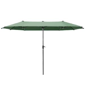 13 ft. Market Patio Umbrella 2-Side in Mint Green