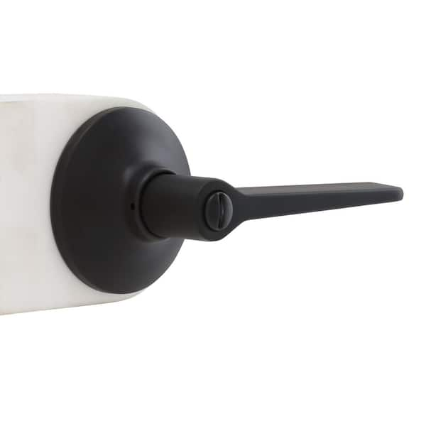 Defiant Freedom Matte Black Hall and Closet Door Handle LEXK03B - The Home  Depot