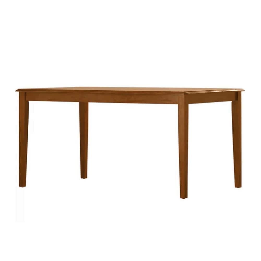 Shaker 36 in. Rectangular Dining Table Hardwood Top in Walnut
