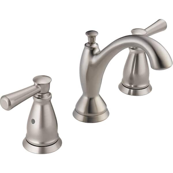 Delta Linden 8 in. Widespread 2-Handle Bathroom Faucet in Stainless