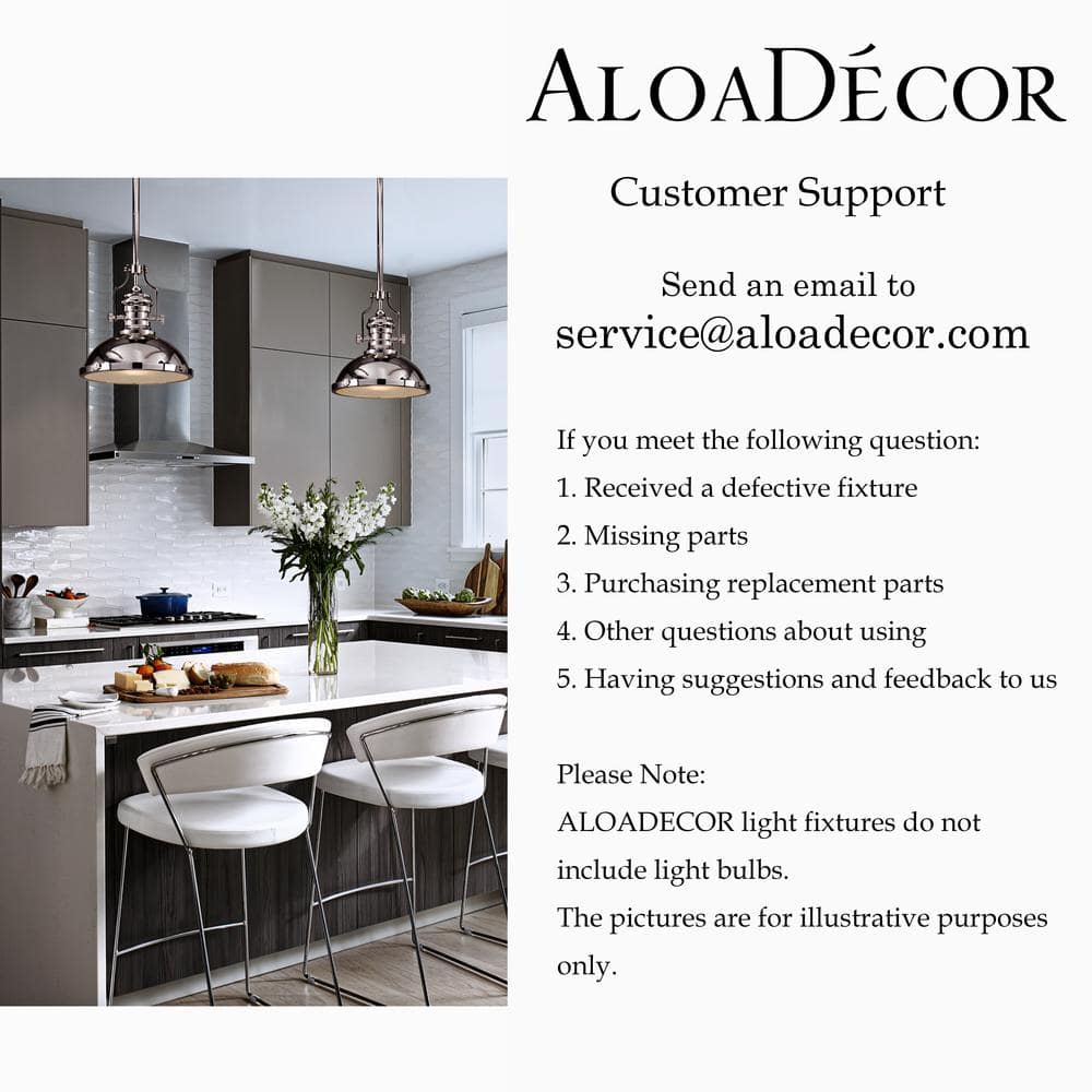 13" Polished Nickel Dome Pendant Light with Clear Glass Shade