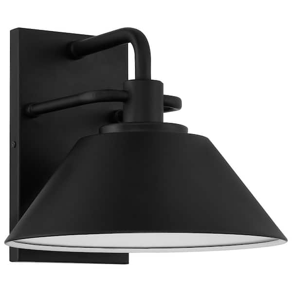 Access Lighting - 1-Light Black LED Outdoor Wall Lantern Sconce (1-Pack)