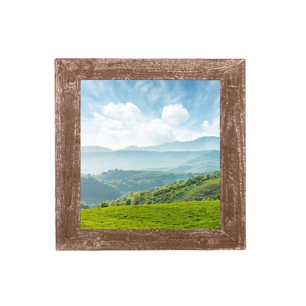 Rustic Farmhouse 8.5 in. x 11 in. Espresso Reclaimed Picture Frame (1.5 in. Molding) price history on PriceWatchPro