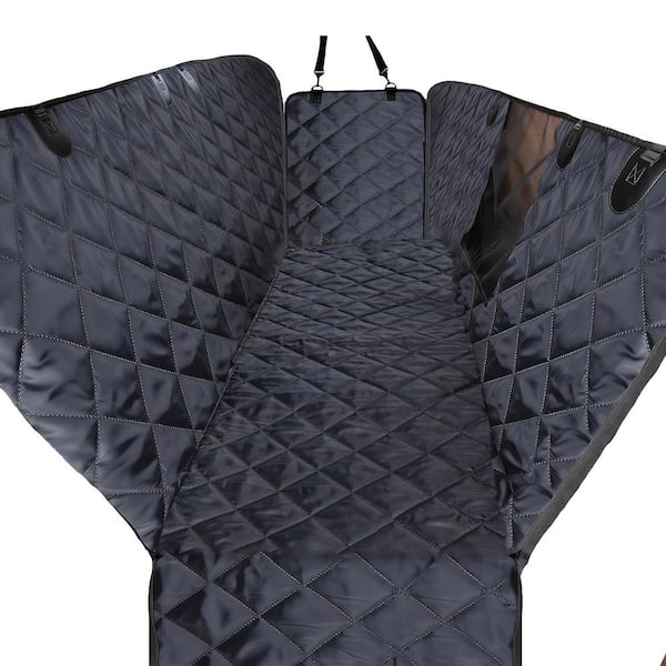 Unbranded Universal Waterproof Dog Car Seat Cover with Mesh Window, Side Flaps, and Nonslip Backing