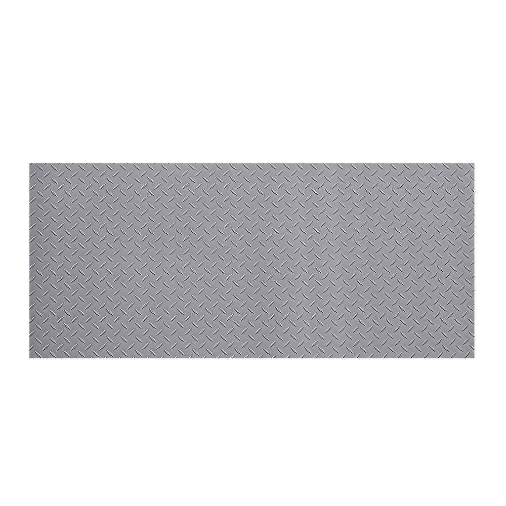 Garage Floor Roll, 7.5 x 20 ft. Garage Flooring Mat, 2.2 mm Thickened PVC Diamond Plate Floor Protector Mat Silver Gray price history on PriceWatchPro
