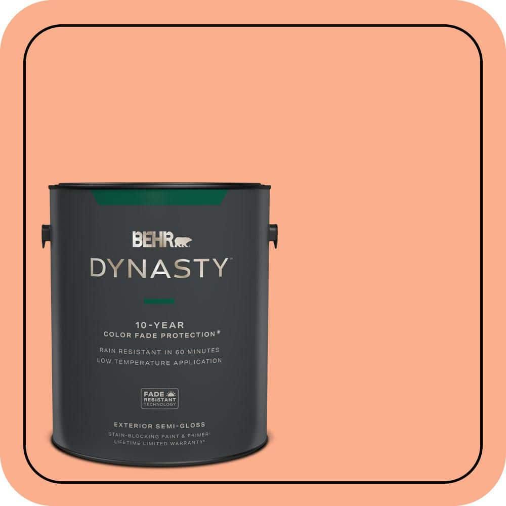 1 gal. #220B-4 Orange Grove Semi-Gloss Enamel Exterior Stain-Blocking Paint & Primer price history on PriceWatchPro