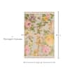 SAFAVIEH Kenya Pink/Gray 6 ft. x 9 ft. Floral Area Rug KNY802P-6