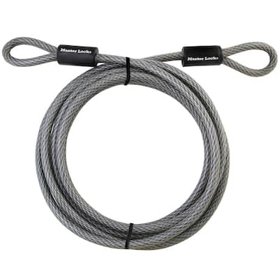 15 ft. L Steel Cable with Looped Ends