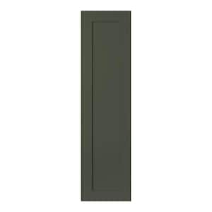 Avondale 12 in. W x 42 in. H Wall Cabinet Decorative End Panel in Fern Green