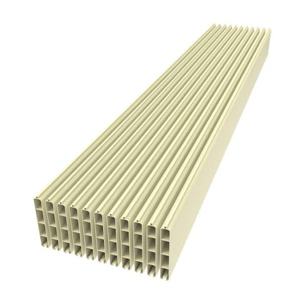 Barrette Outdoor Living Mixed Materials 0.875 in. x 6 in. x 72.1 in. Sand Infill Boards (12-Pack)