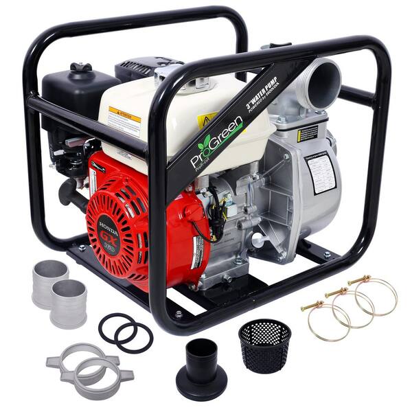 Tahanbath Water Pump 3 in. 264Gpm, 163cc Honda GX160 Engine, 3IN