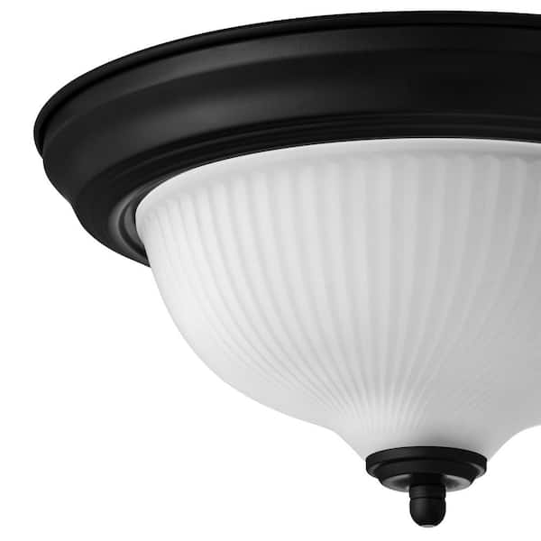 11.25-in W Classic Bronze Outdoor Flush Mount Light 11.25-in W Classic Bronze Outdoor Flush Mount Light