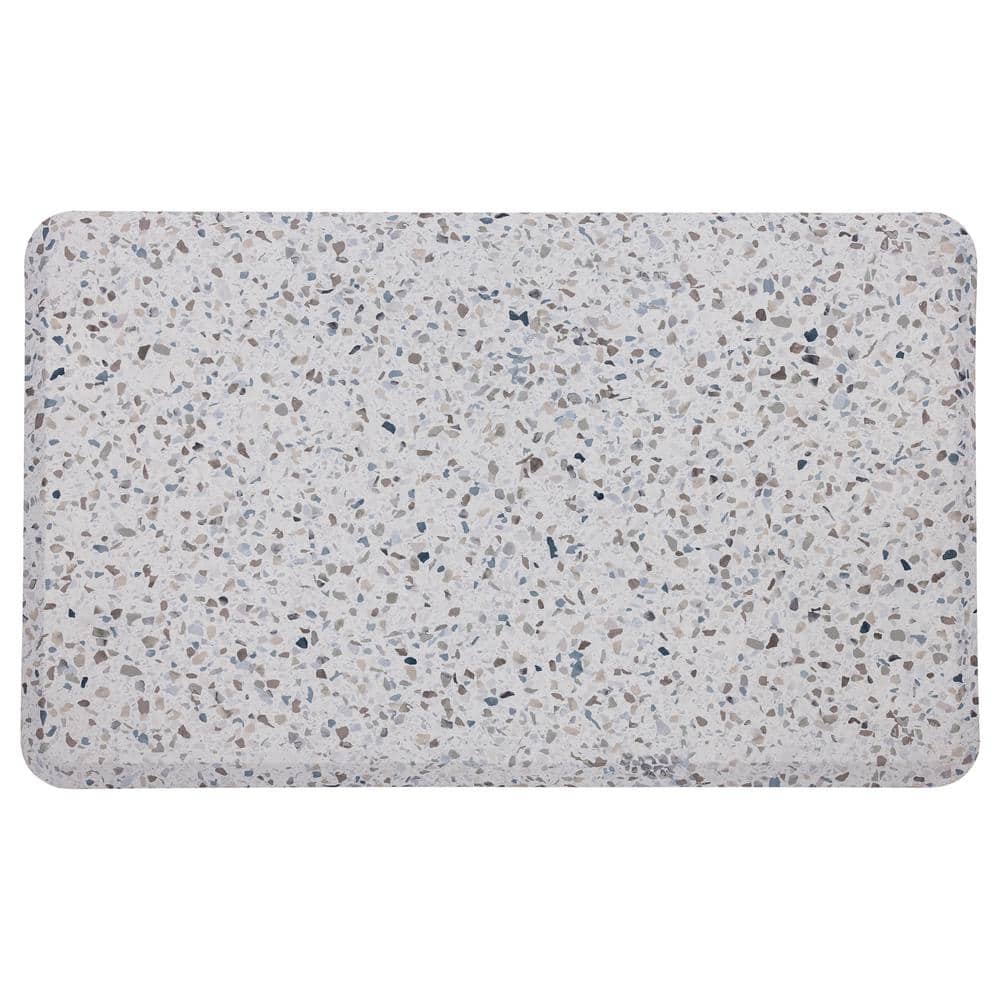 Terrazzo Tile Multi-Color Anti-Fatigue Shower Mat