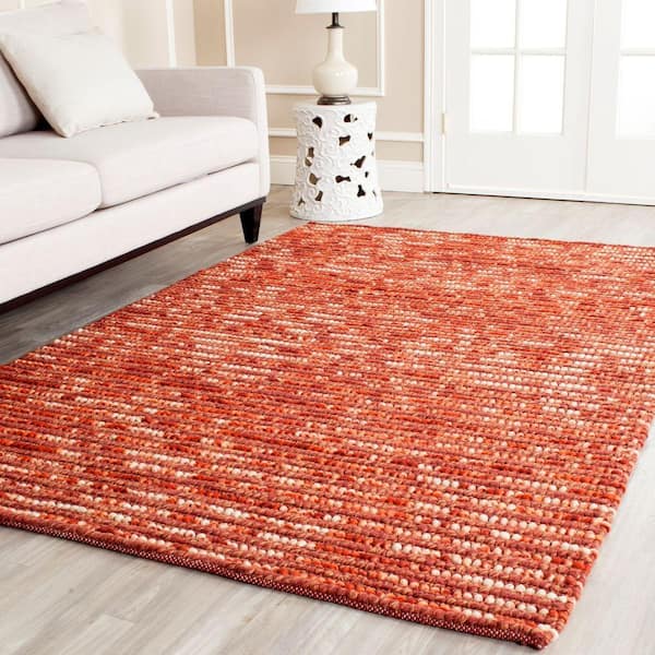 Bohemian Rust/Multi 4 ft. x 6 ft. Striped Area Rug
