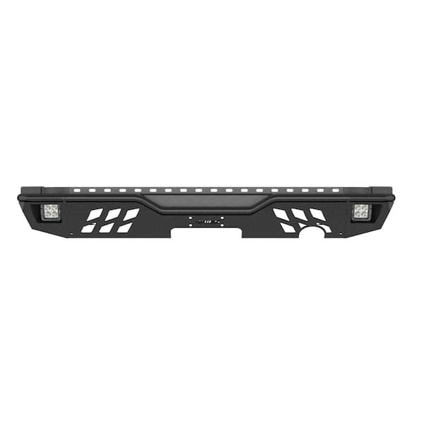 Aries TrailChaser Jeep Wrangler JK Aluminum Rear Bumper with LED Lights  2082061 - The Home Depot