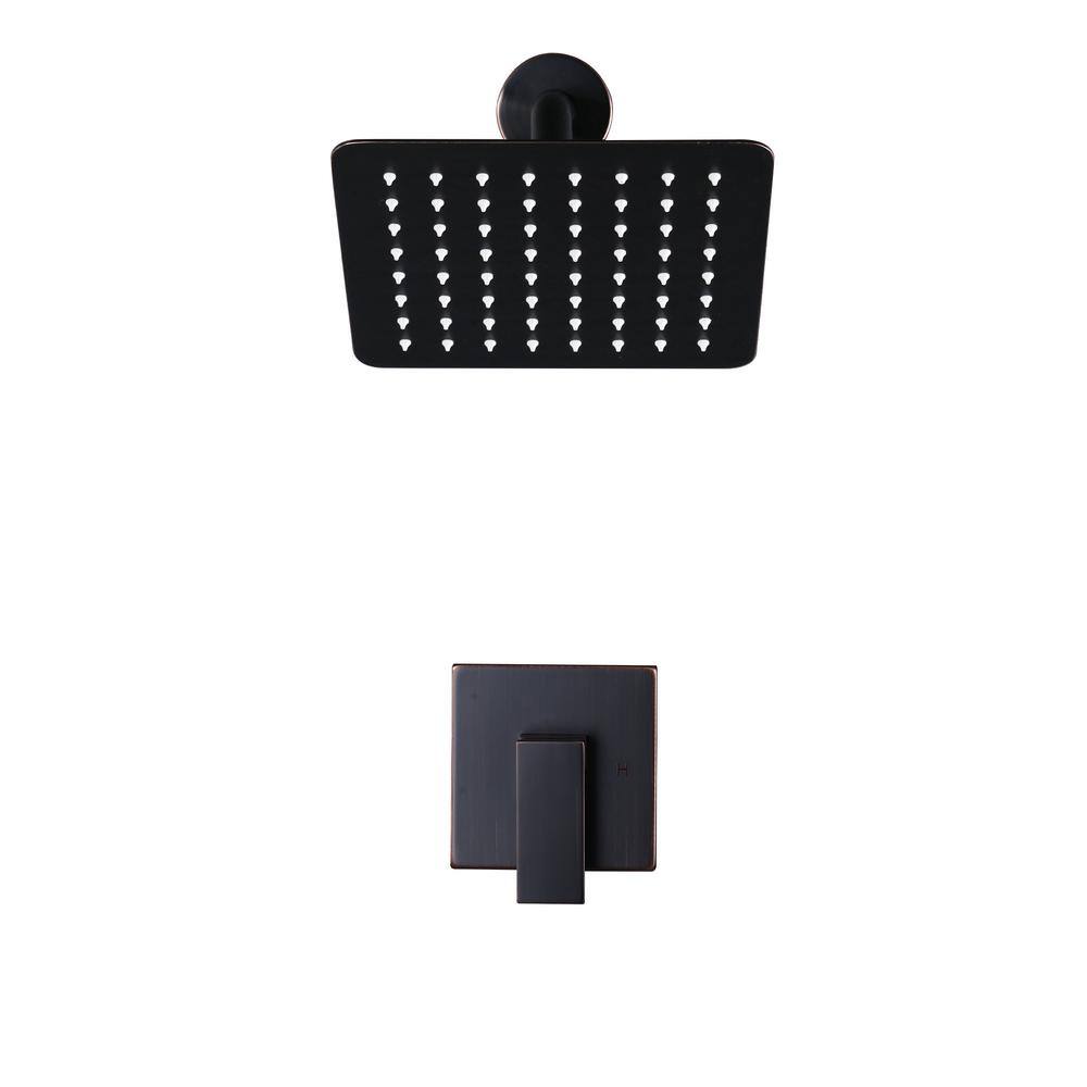 Single Handle 7-Spray Patterns Shower Faucet 1.8 GPM with Corrosion Resistant in. Oil Rubbed Bronze price history on PriceWatchPro